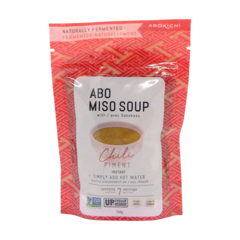 Bulk Canada ABO Miso Soup Chili 140g (12 packets/CASE)