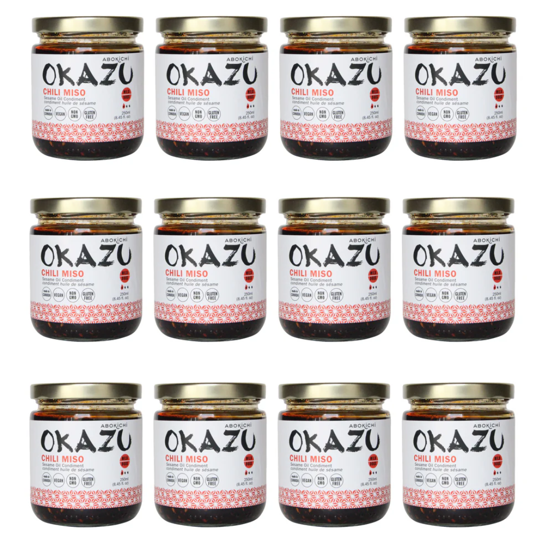 Bulk OKAZU Chili Miso 230ml/8oz (12 jars)