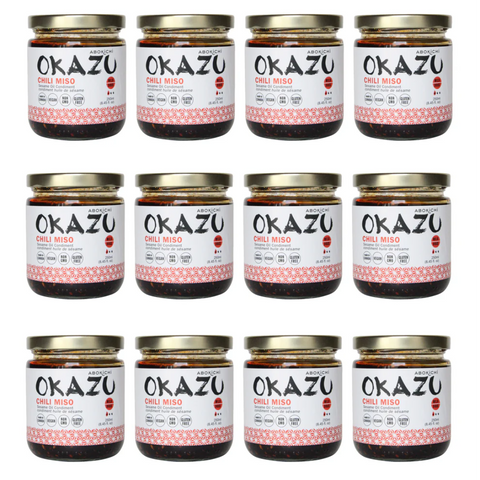 Bulk OKAZU Chili Miso 230ml/8oz (12 jars)