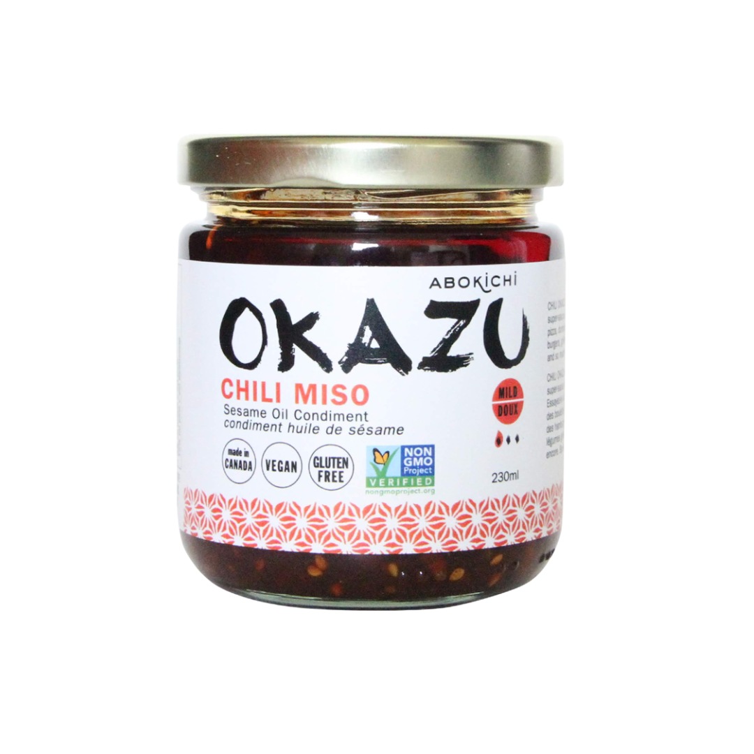 Bulk OKAZU Chili Miso 230ml/8oz (12 jars)