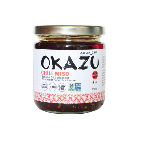 Bulk OKAZU Chili Miso 230ml/8oz (12 jars)