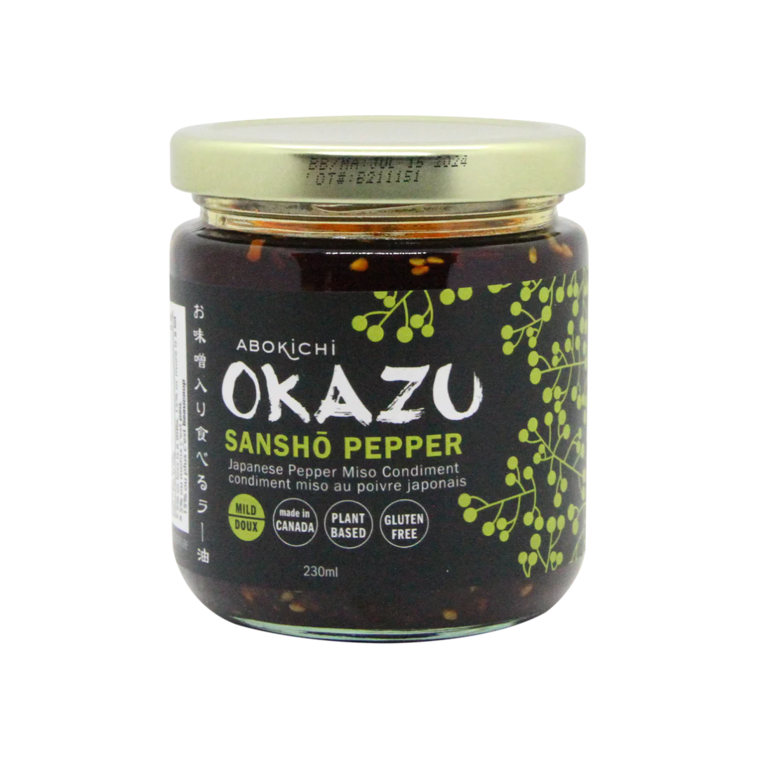 BULK OKAZU Sanshō Pepper Miso Oil 230ml/8oz (12 jars)