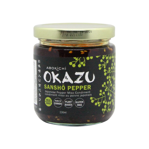BULK OKAZU Sanshō Pepper Miso Oil 230ml/8oz (12 jars)